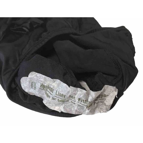 GREAT LENGTHS BLACK TIE FRONT SWIM ONE PIECE SWIMSUIT SIZE 8 FRINGE $78 New! - Picture 3 of 6